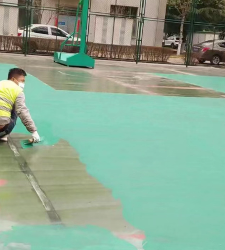 许昌球场地面翻新